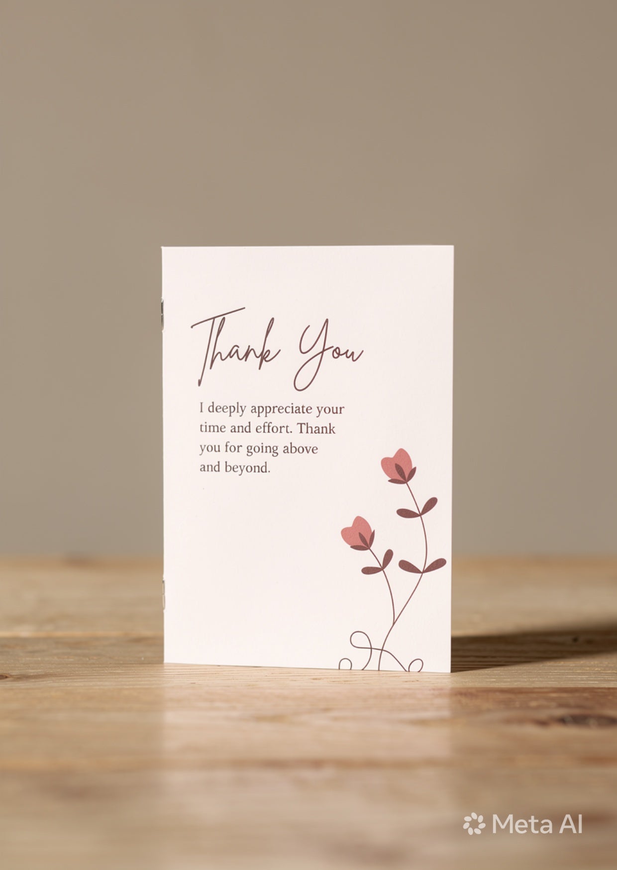 5 pack thank you card templates